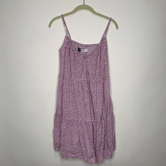Old Navy Dresses & Skirts - Old Navy Tiered Floral-Print Mini Cami Swing Dress, Size Medium